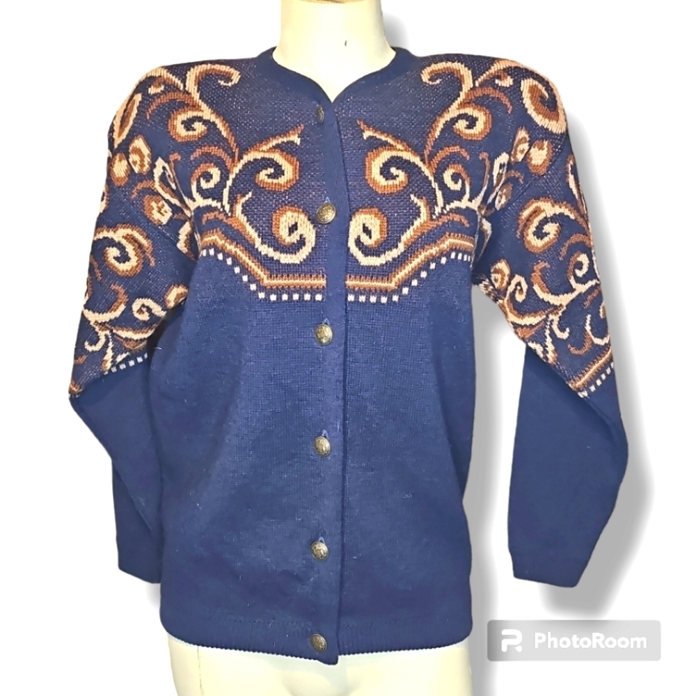 SM Vintage Pendleton Womens wool cardigan